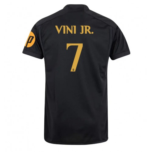 Pánský Fotbalový dres Real Madrid Vinicius Junior #7 2023-24 Třetí Krátký Rukáv